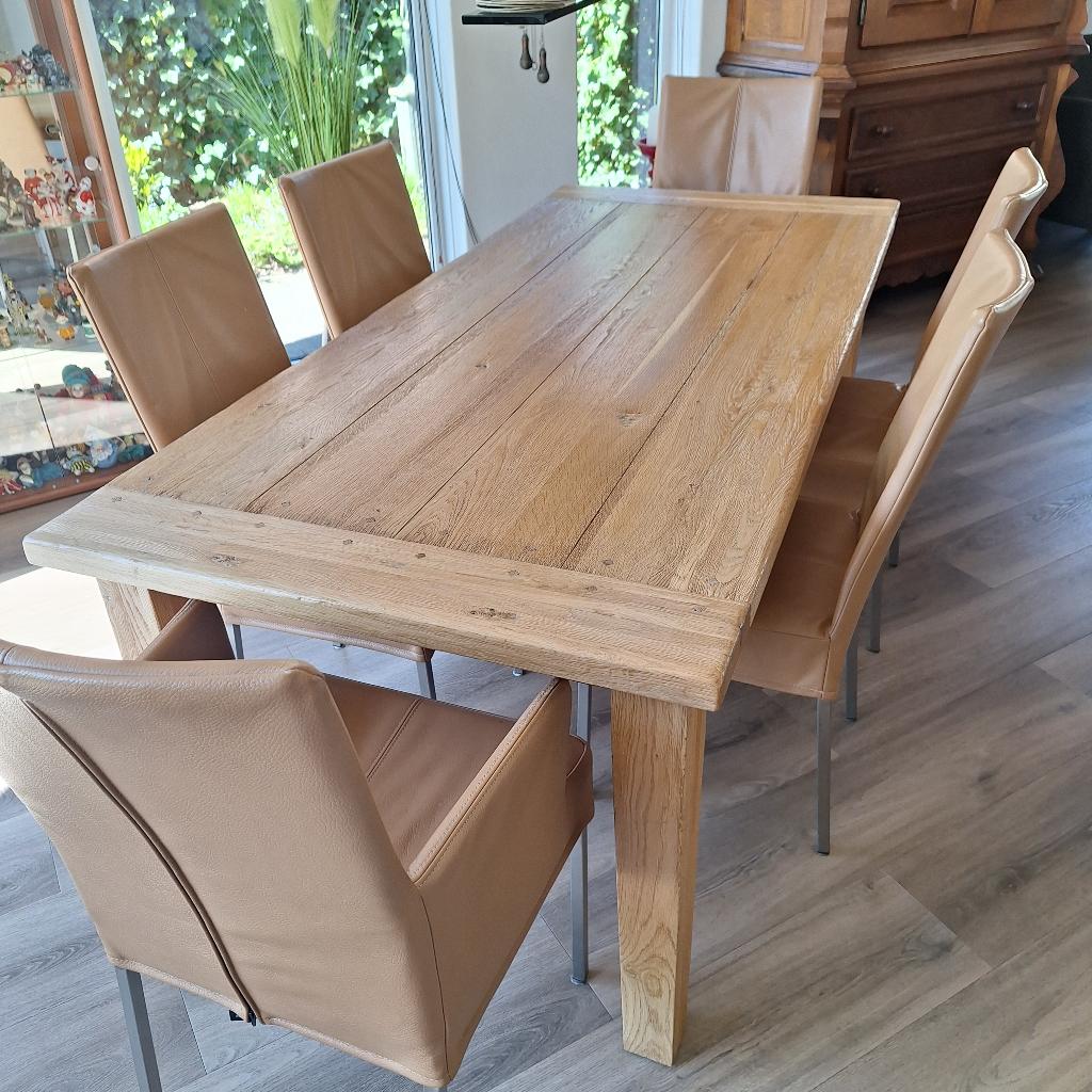 Eetkamer compleet, Huis en Inrichting, Complete eetkamers, Gebruikt, 4 tot 6 stoelen, Ophalen