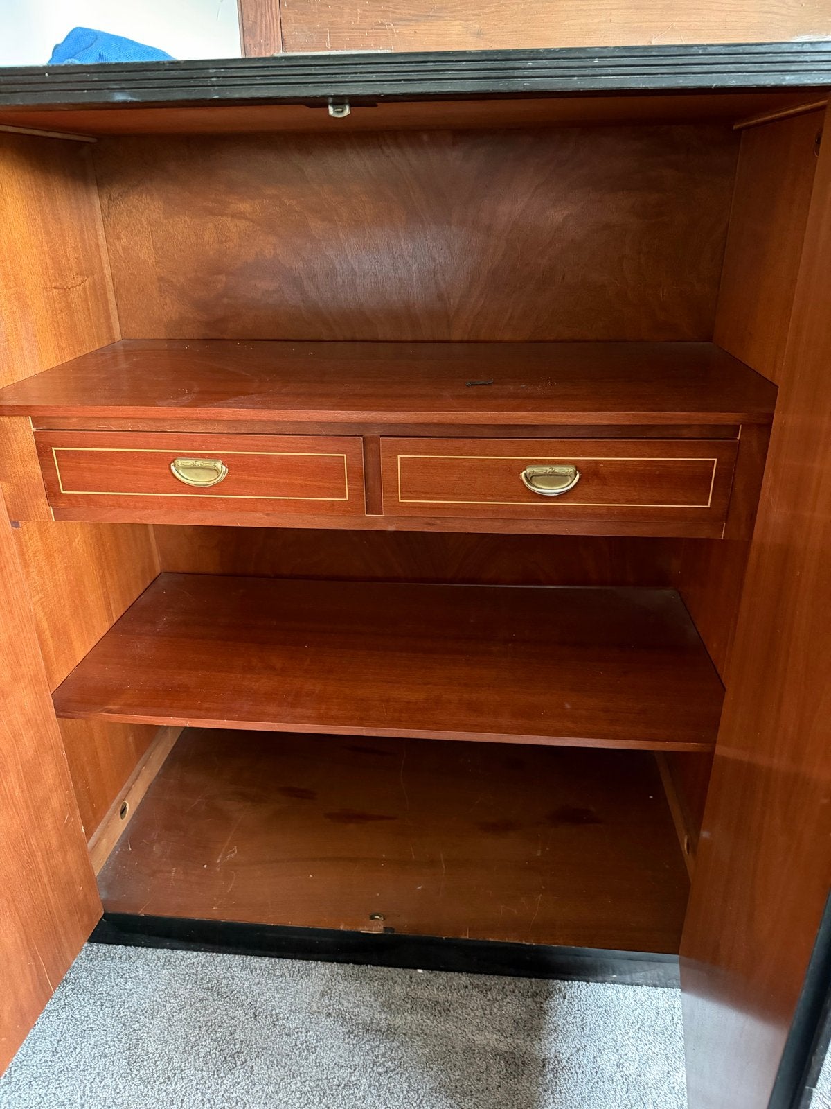 Vintage Houten Kast met Lades en Planken, Ophalen