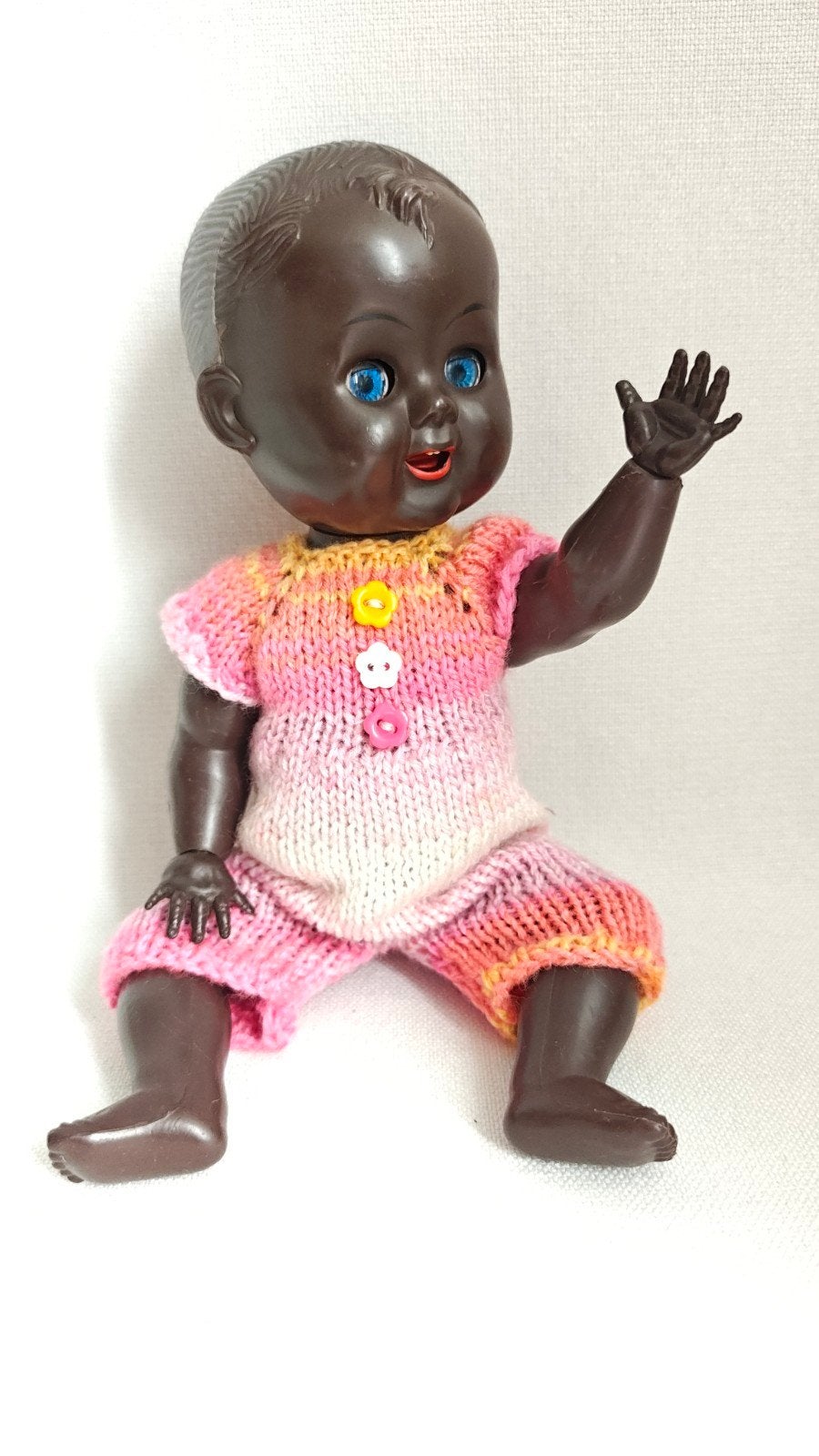 Prachtige Vintage OK Kader Babypop (B 3510½) - Jaren 50/60 -, Verzamelen, Poppen, Ophalen of Verzenden, Gebruikt, Pop