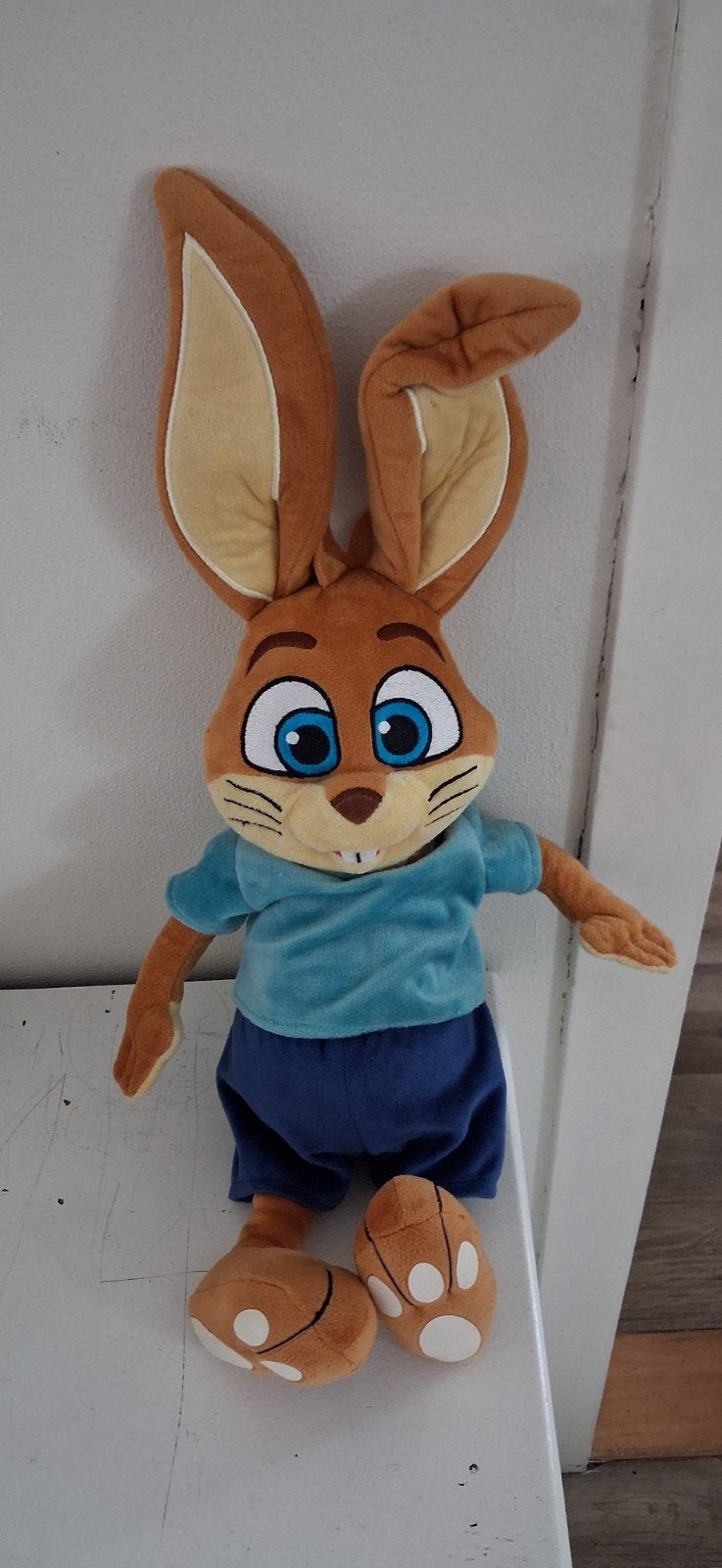 Knuffel Koos Konijn - Zo goed als nieuw, Overige merken, Overige karakters, Konijn, Ophalen of Verzenden