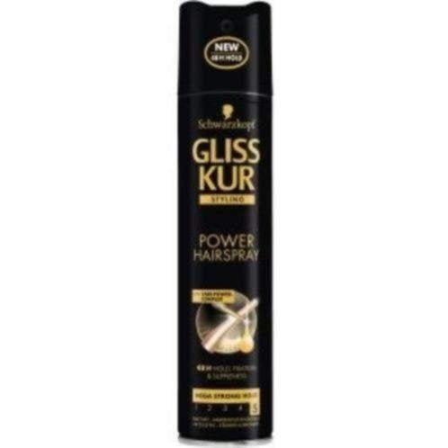 GEZOCHT GLISS KUR Power Mega Strong HAIRSPRAY *IK GEEF 10 €, Ophalen of Verzenden, Zo goed als nieuw, Zwart