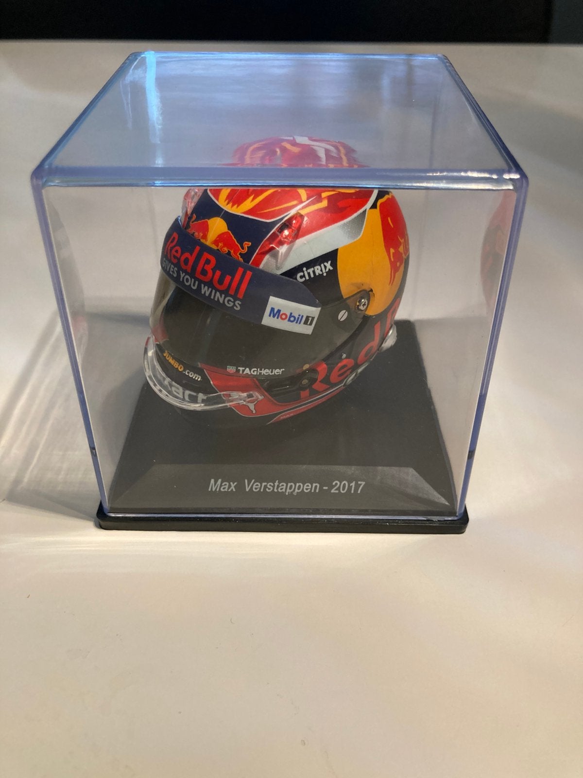 Max Verstappen helm 1/5 2017, Ophalen of Verzenden, Zo goed als nieuw, Formule 1