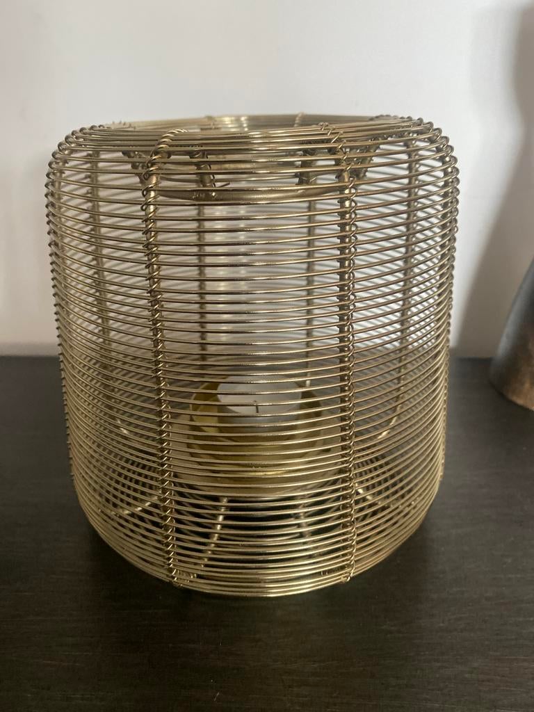 Gouden Windlicht - 16.5 cm Hoog, Ophalen, Overige kleuren, Nieuw, Goud