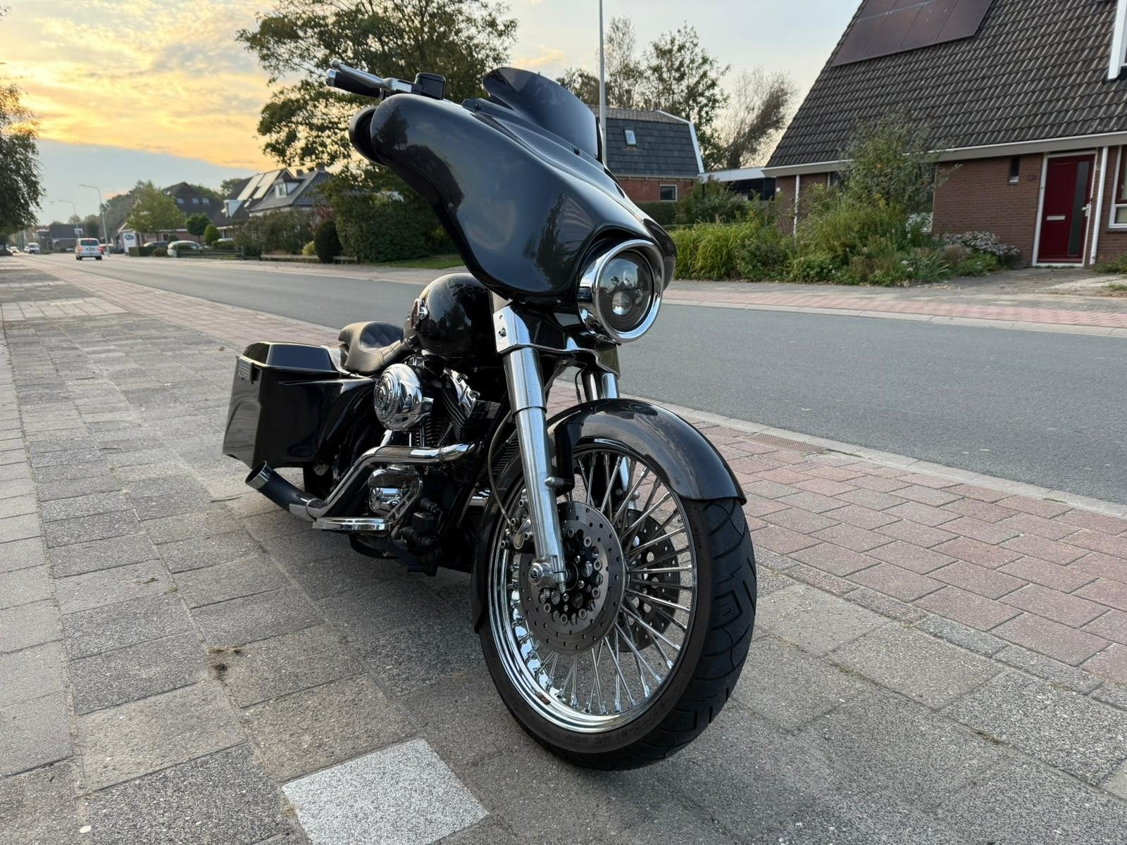Harley-Davidson Street Glide Bagger Custom met veel opties!, Motoren, 2 cilinders, Motorrijbewijs A, Gebruikt, Particulier