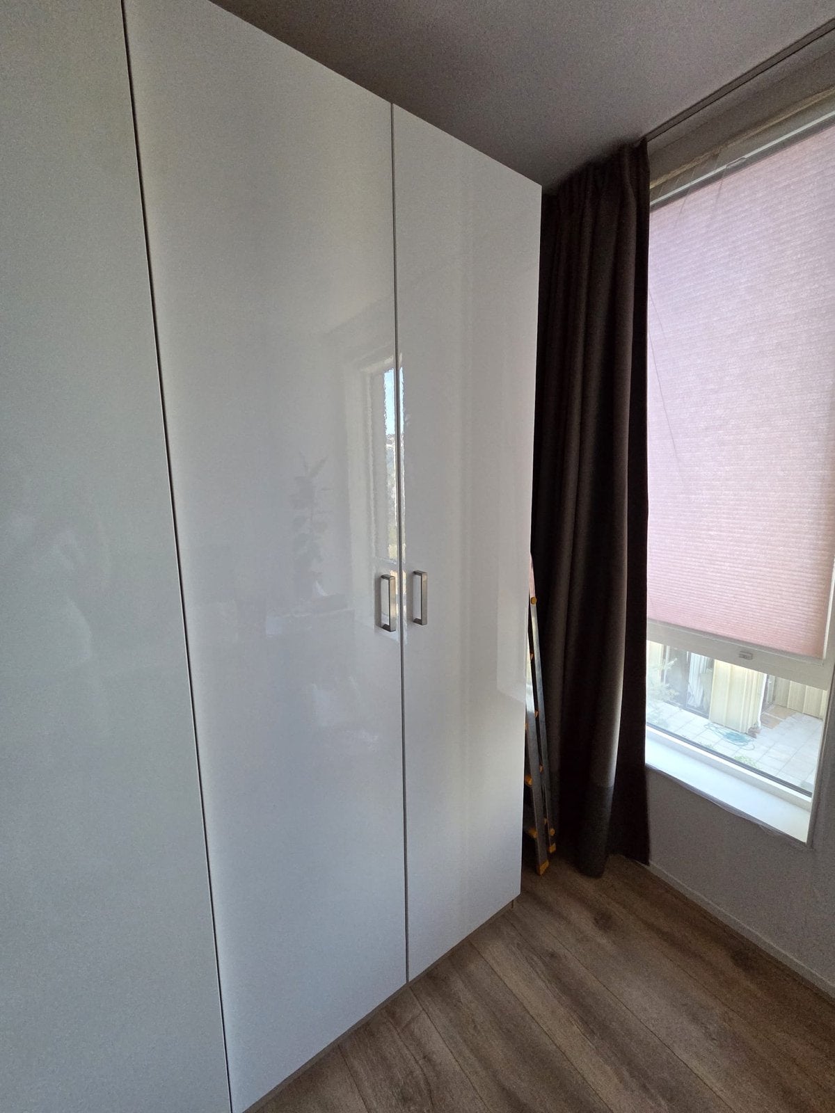 IKEA Fardal scharnierdeuren hoogglans wit 50x229 cm, Ophalen, 200 cm of meer, 50 tot 100 cm, Zo goed als nieuw