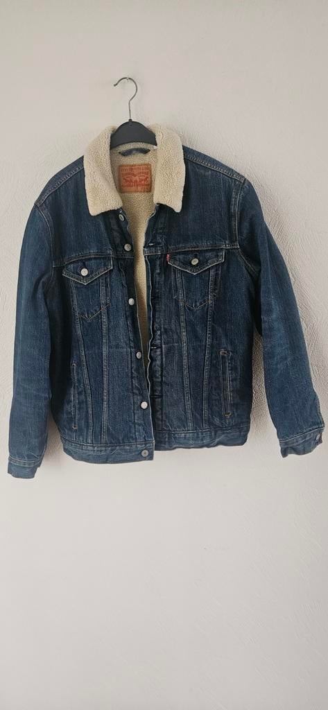 Gevoerde spijkerjas Levi's - Maat L, Maat 52/54 (L), Levi's, Blauw, Ophalen of Verzenden