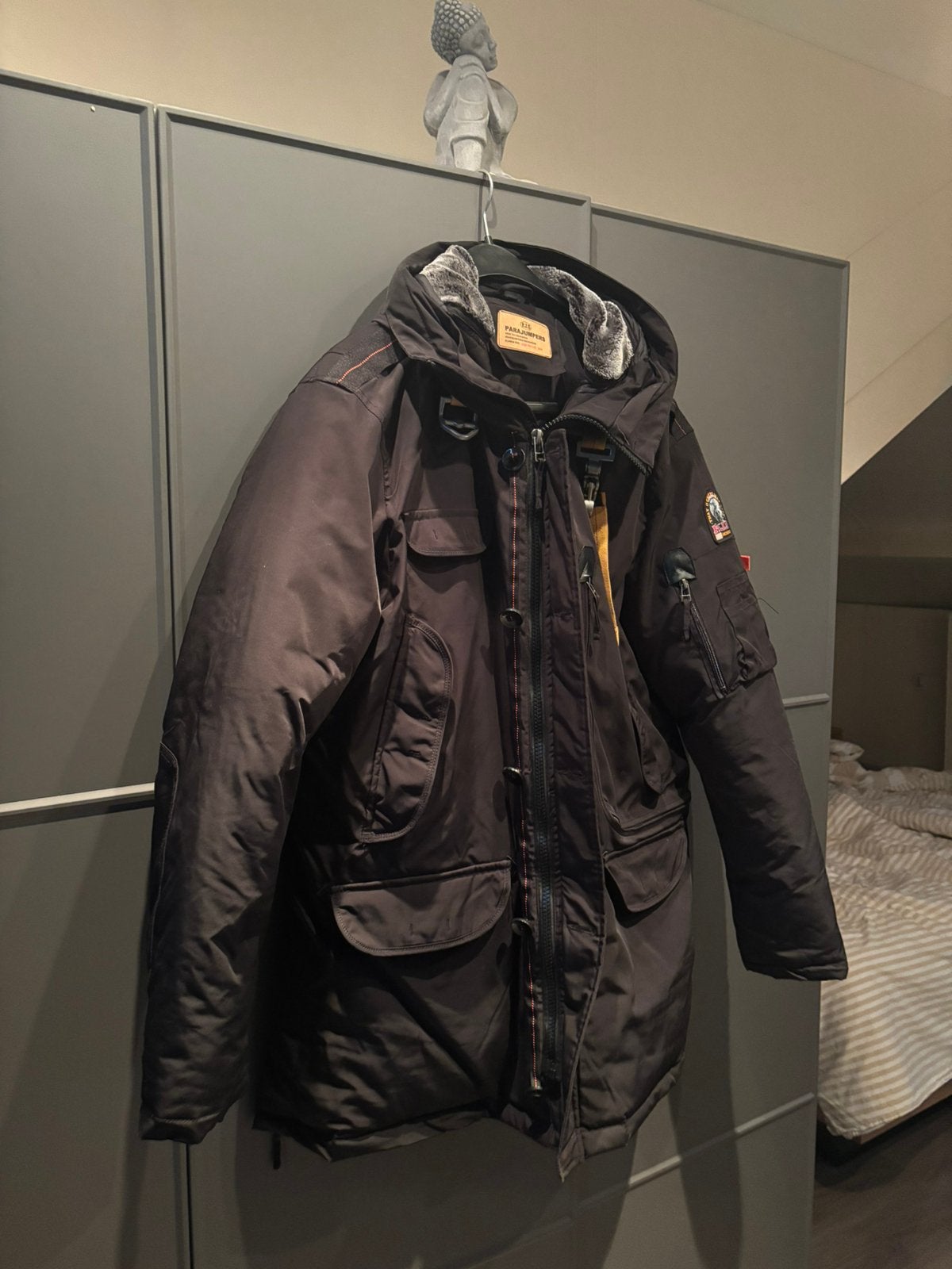 Parajumper jas, Kleding | Heren, Jassen | Winter, Ophalen of Verzenden, Zo goed als nieuw, Overige maten, Zwart