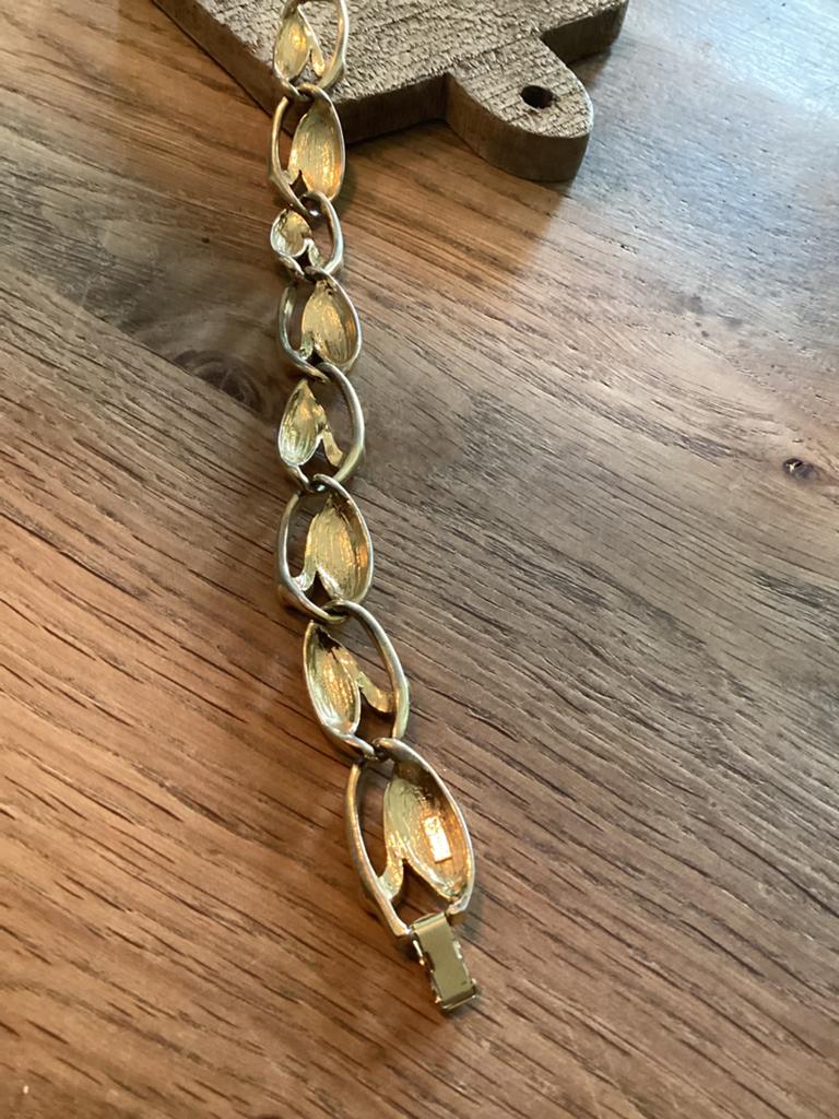Armband trifari, Verzenden, Gebruikt, Goud, Overige materialen