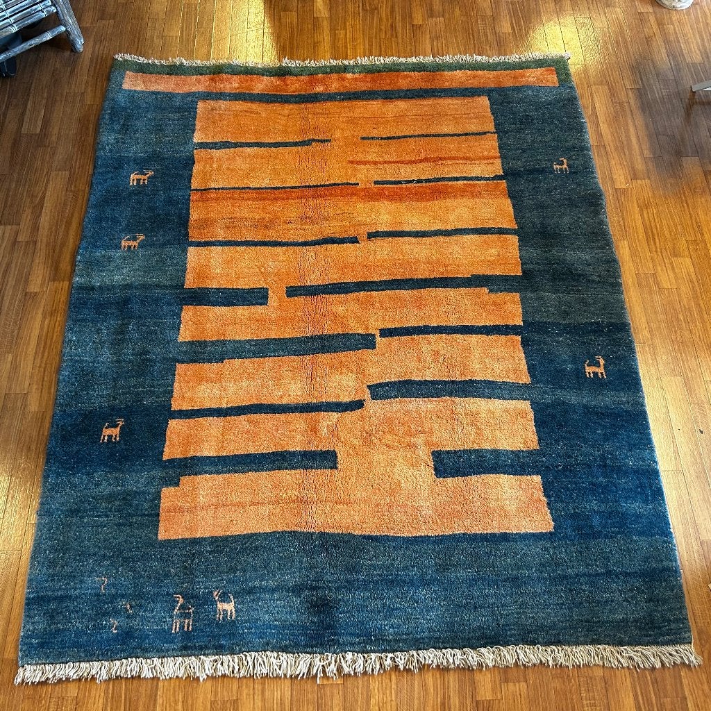 perzisch tapijt gabbeh - 261 x 220 cm – Gratis bezorgd, TTM Wonen, Meubels – (Perzische) Tapijten en Woonaccessoires, Ophalen of Verzenden