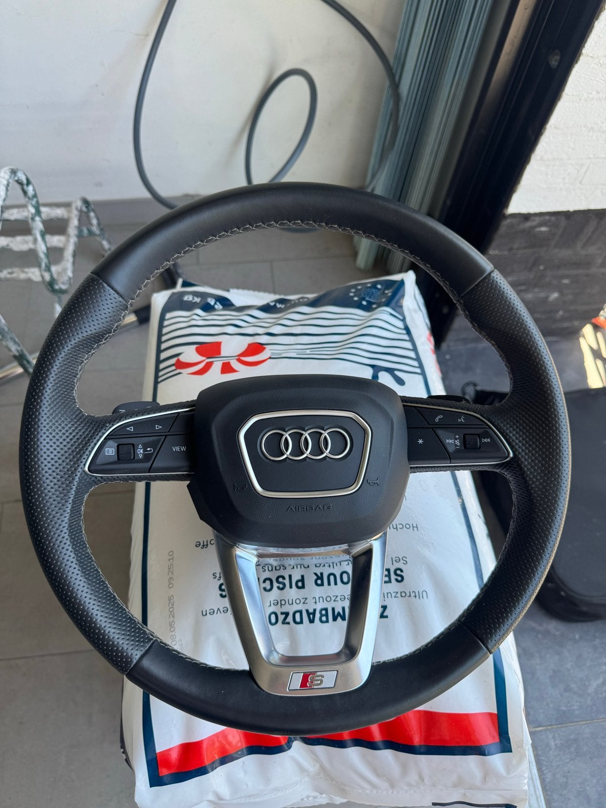 Audi S-line Stuurwiel met Airbag, Auto-onderdelen, Ophalen of Verzenden, Gebruikt, Audi