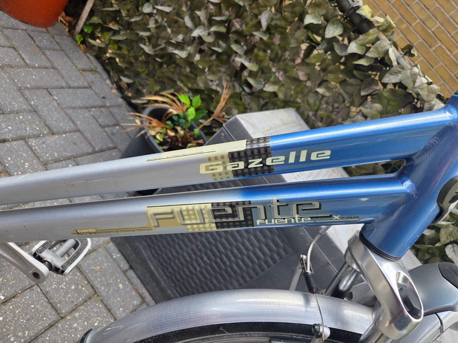 Gazelle Fuente Damesfiets - Goed onderhouden, Ophalen, Gebruikt, Velgrem, (Extra) lage instap