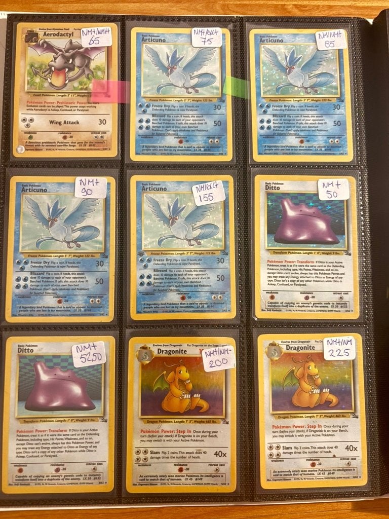 Pokemon Fossil Set kaarten, Ophalen of Verzenden, Meerdere kaarten