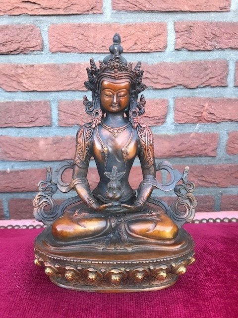prachtige bronzen Boeddha, Tibetaans Boeddhisme, Ophalen of Verzenden