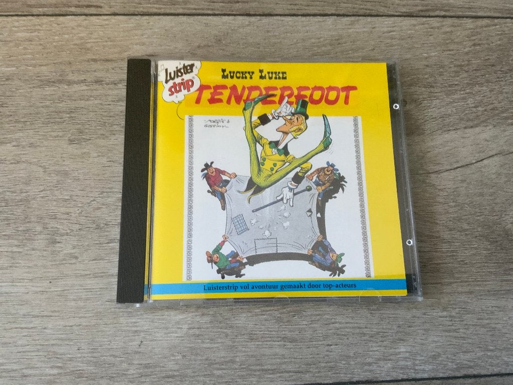 Vintage CD - Luister Strip - Lucky Luke - Tenderfoot, Cd's en Dvd's, Cd's | Kinderen en Jeugd, Ophalen of Verzenden, Zo goed als nieuw