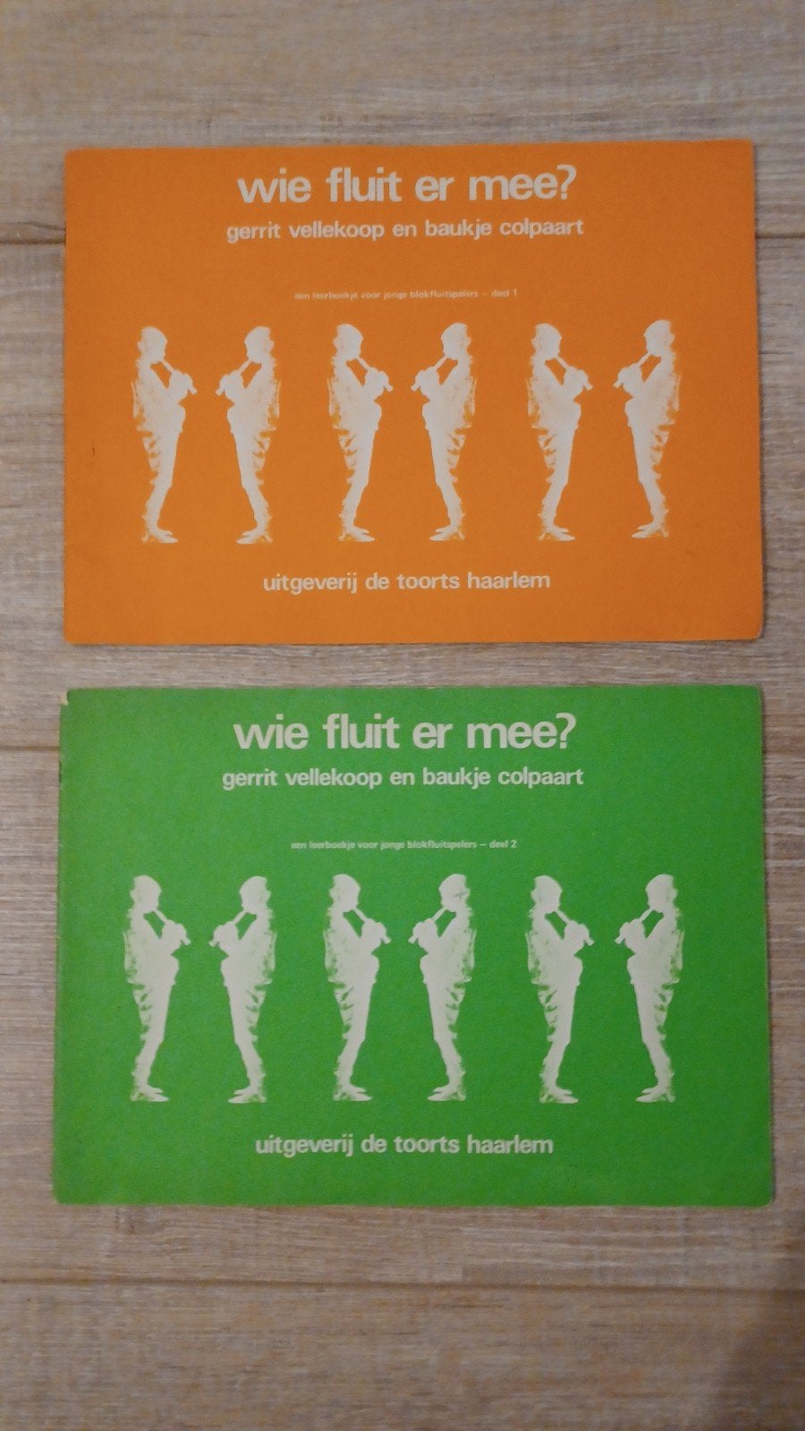 Wie fluit er mee? deel 1 en 2 - Gerrit Vellekoop, Gebruikt, Klassiek, Les of Cursus, Ophalen of Verzenden