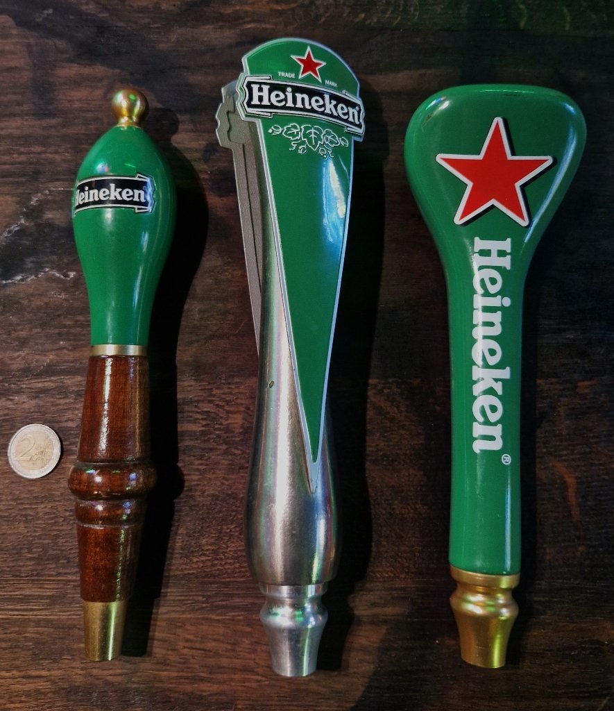 Heineken Bier tap tapknop tap hendel biertap bierpomp, Verzamelen, Ophalen, Zo goed als nieuw, Reclamebord, Plaat of Schild, Heineken