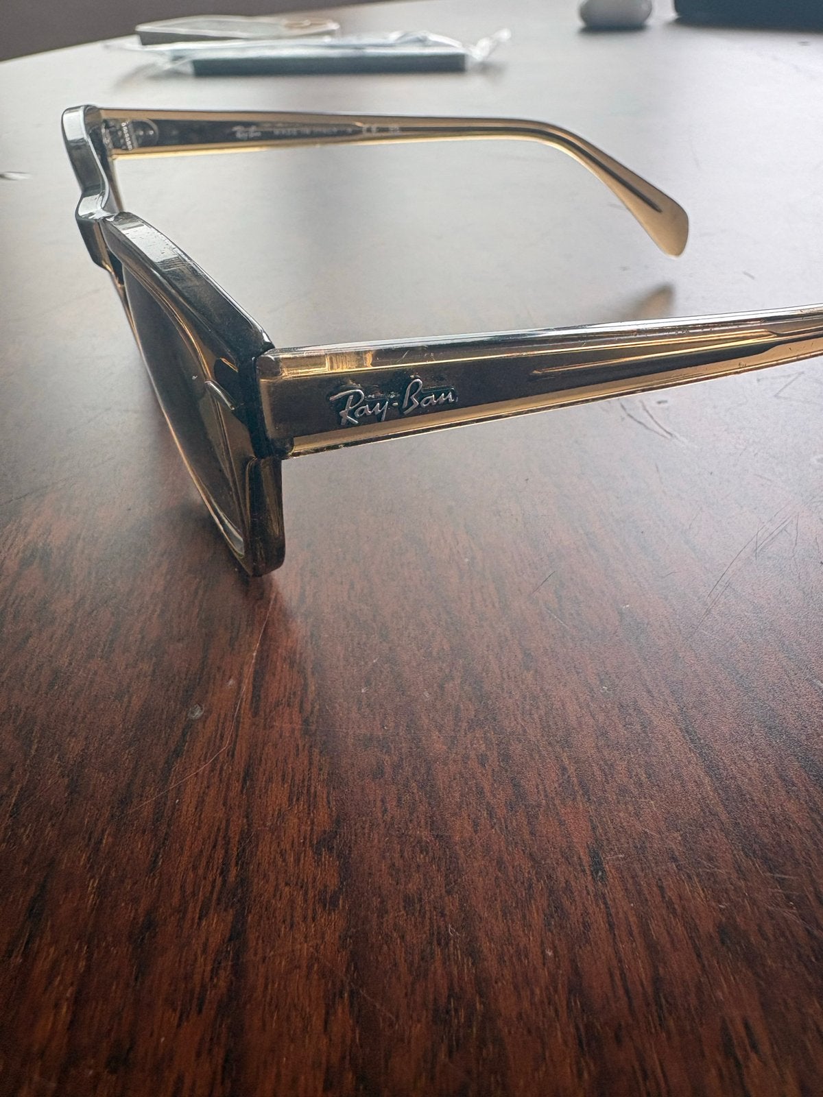 Ray-Ban Zonnebril Light Havana, Ophalen, Gebruikt, Zonnebril, Bruin