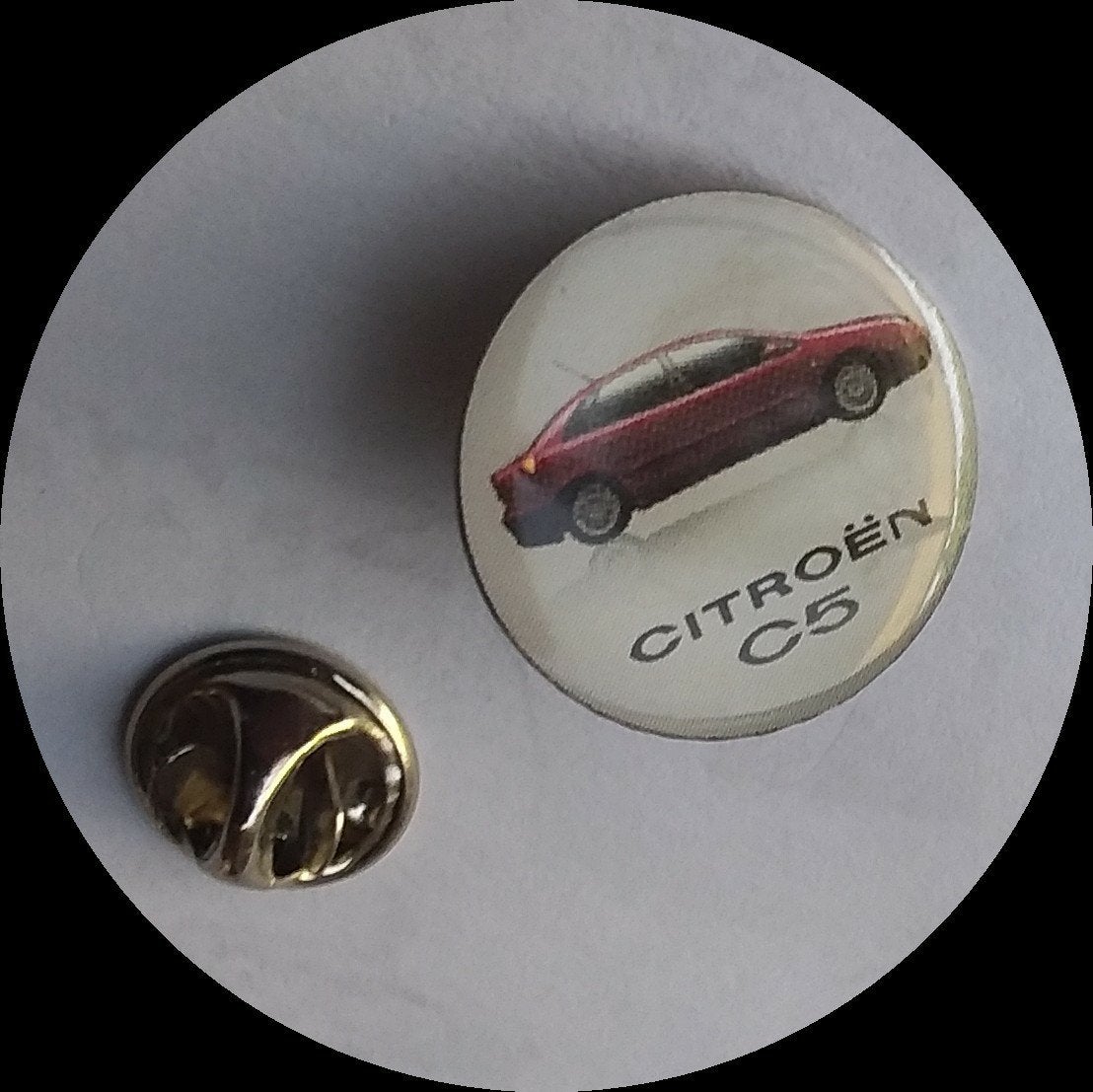 CITROEN C5 pin, Ophalen of Verzenden, Zo goed als nieuw, Transport, Speldje of Pin