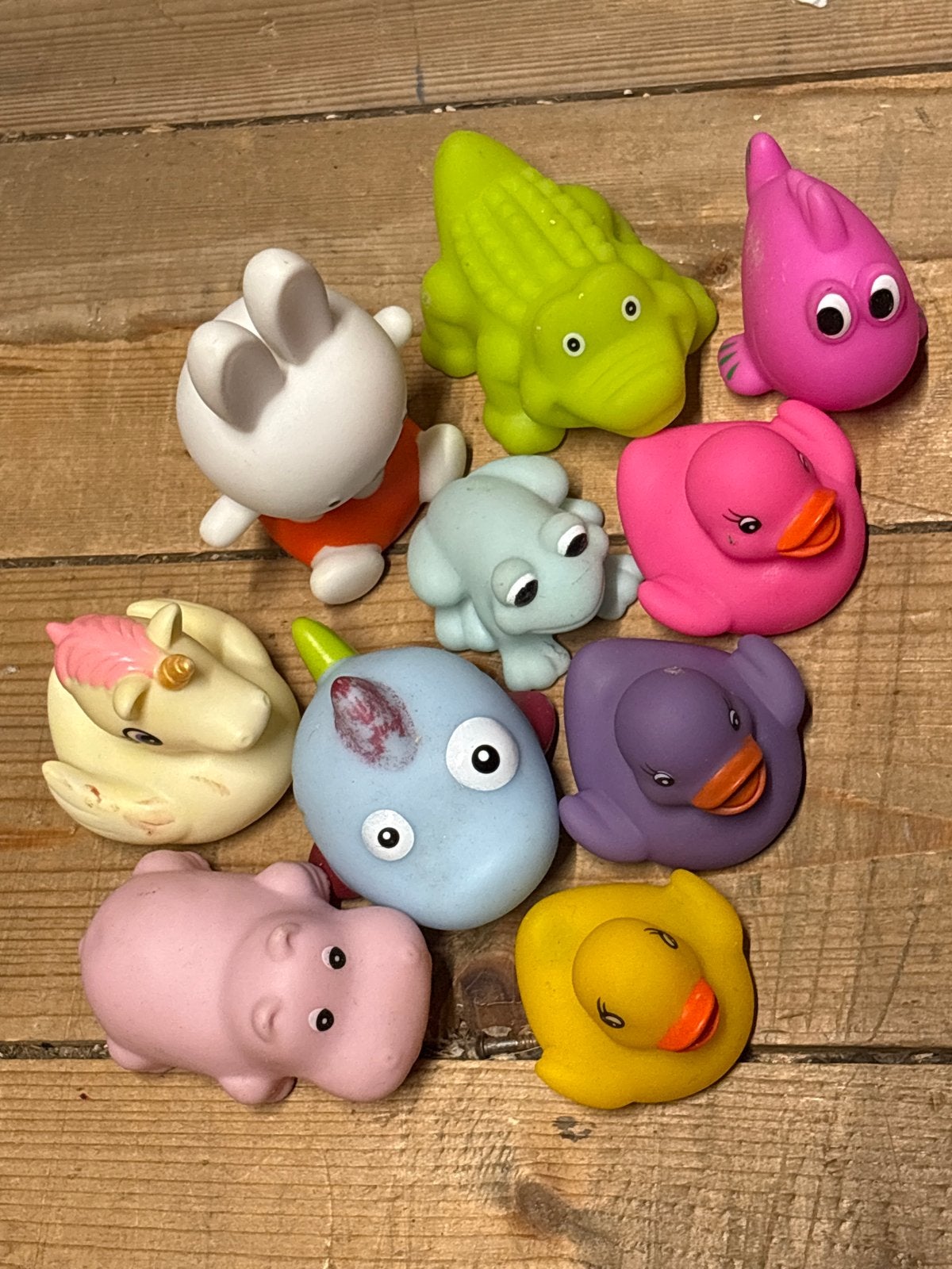 Leuk badspeelgoed setje voor urenlang speelplezier, Met geluid, Gebruikt, Overige merken, Dierenspeelgoed