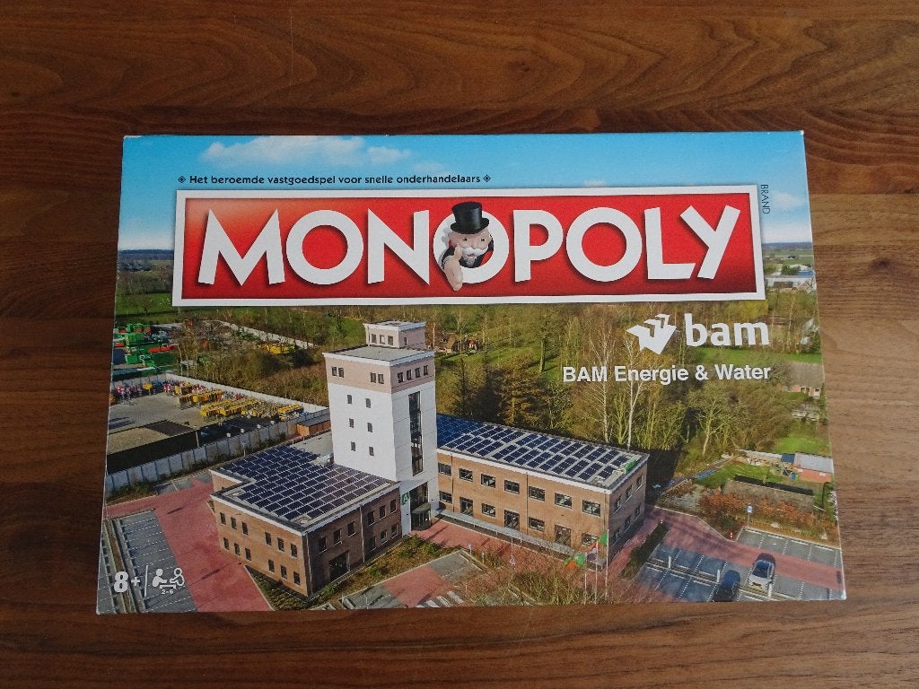 Monopoly BAM editie, Vijf spelers of meer, Ophalen of Verzenden, Zo goed als nieuw, Hasbro