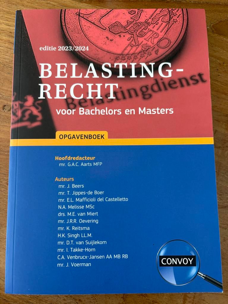 Belastingrecht 2023/2024 Theorieboek & Opgavenboek + Sdu, Ophalen of Verzenden, Gamma, Zo goed als nieuw, HBO