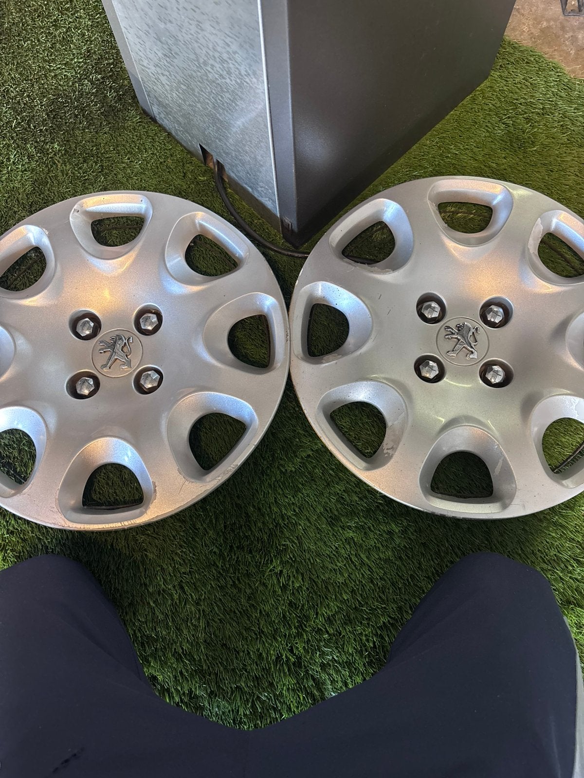 Peugeot wieldoppen Solstice (2 stuks), Ophalen of Verzenden, Gebruikt