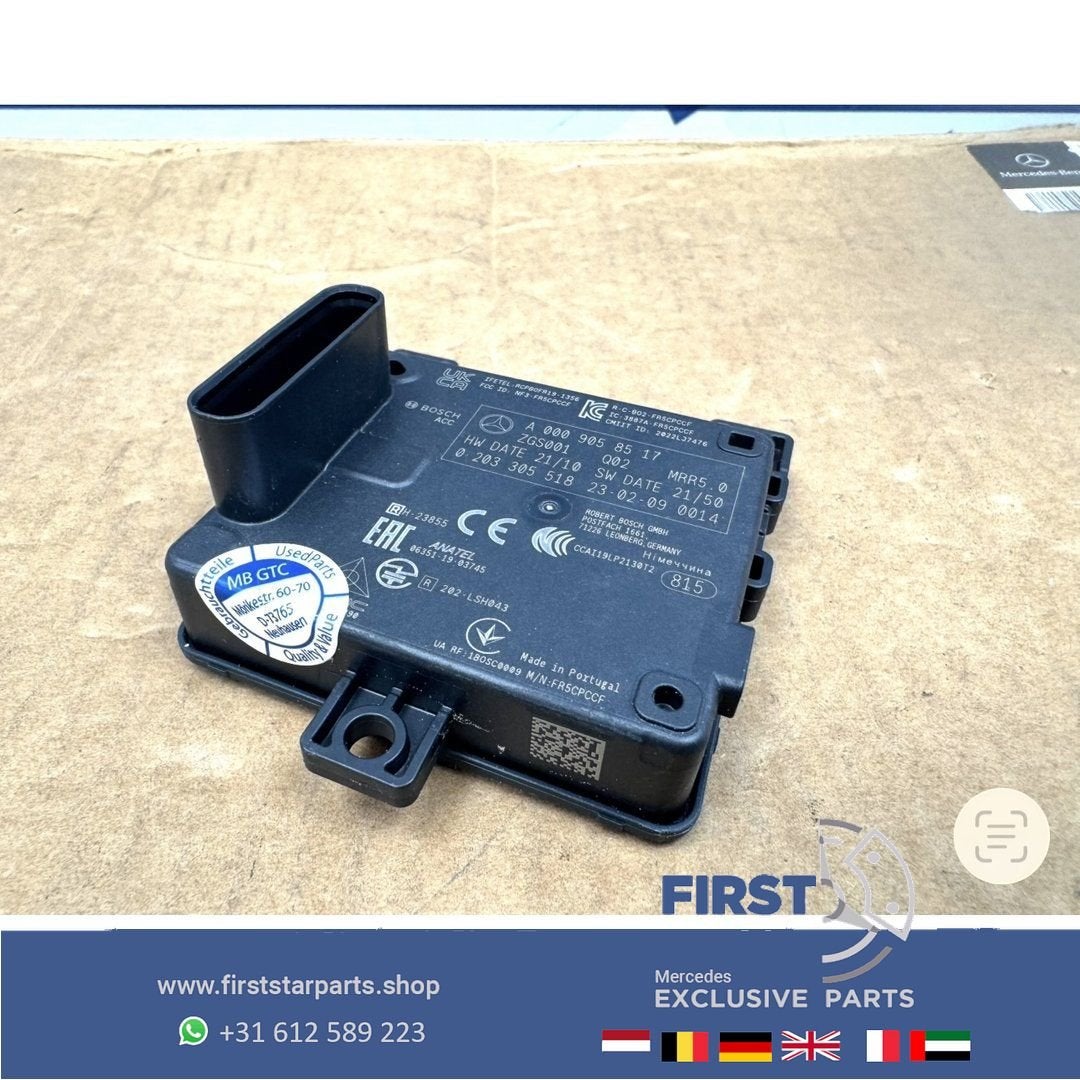 A0009058517 RADARSENSOR Mercedes W206 W290 W214 W254 W167 W2, Auto-onderdelen, Gebruikt, -, Ophalen of Verzenden, -