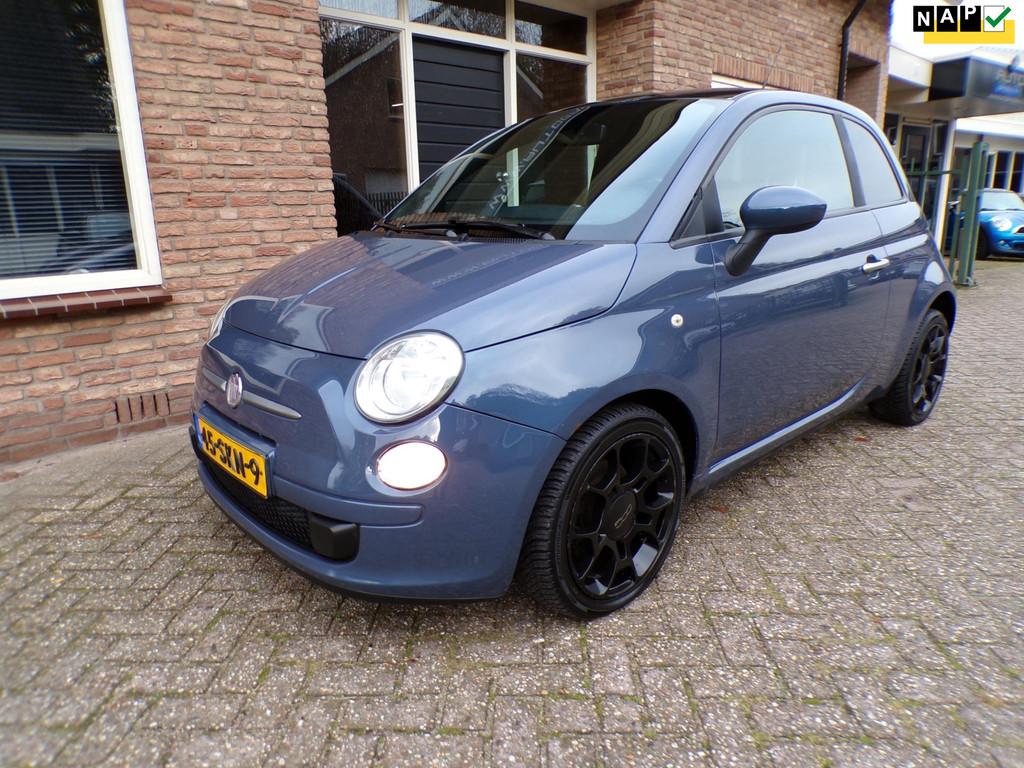 Fiat 500 0.9 TwinAir BiColore, Voorwielaandrijving, Euro 5, Gebruikt, Leder en Stof