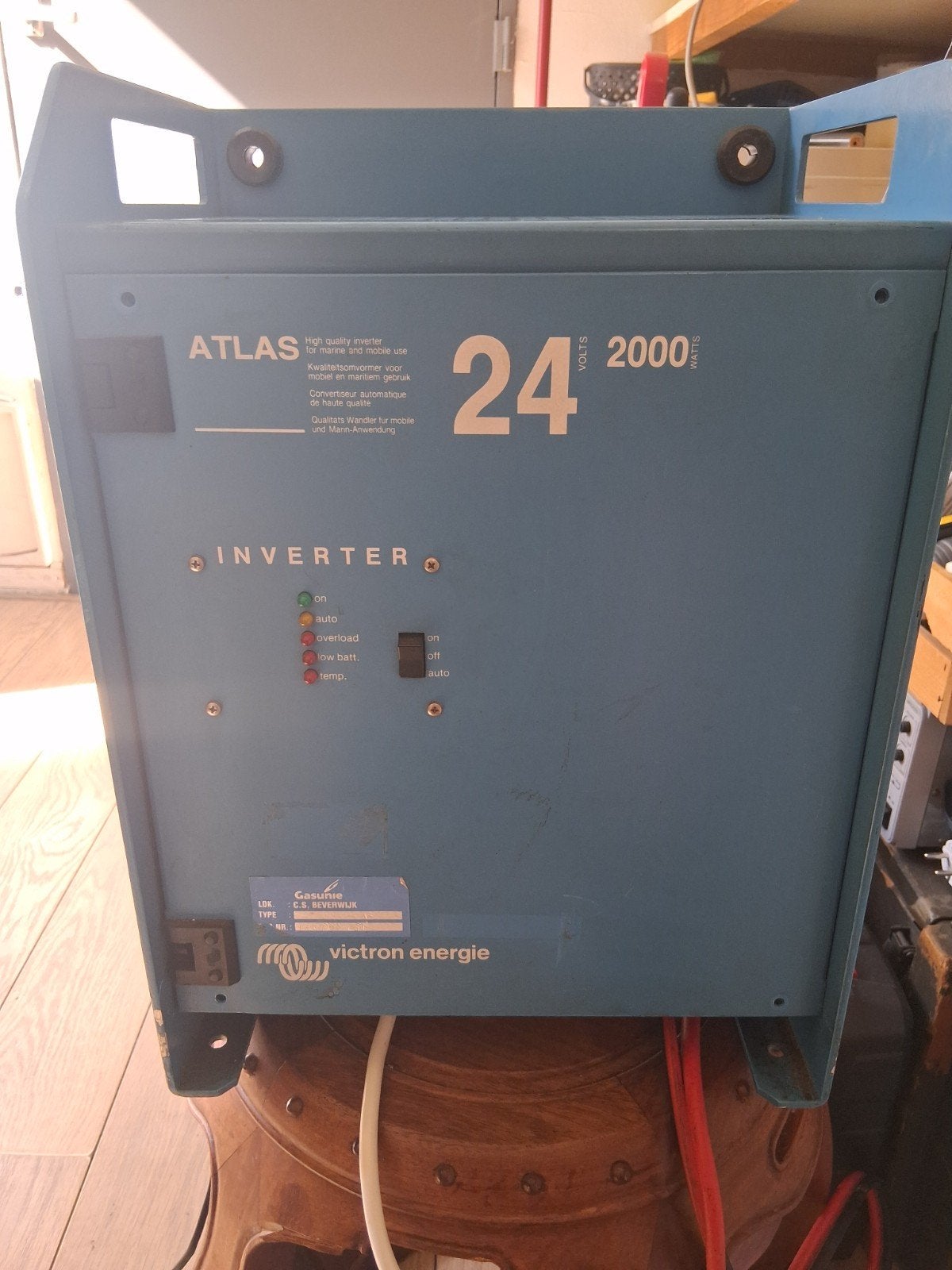 victron atlas inverter 24/2000 +mastervolt accu ś 2x 12/90ah, Ophalen, Overige typen