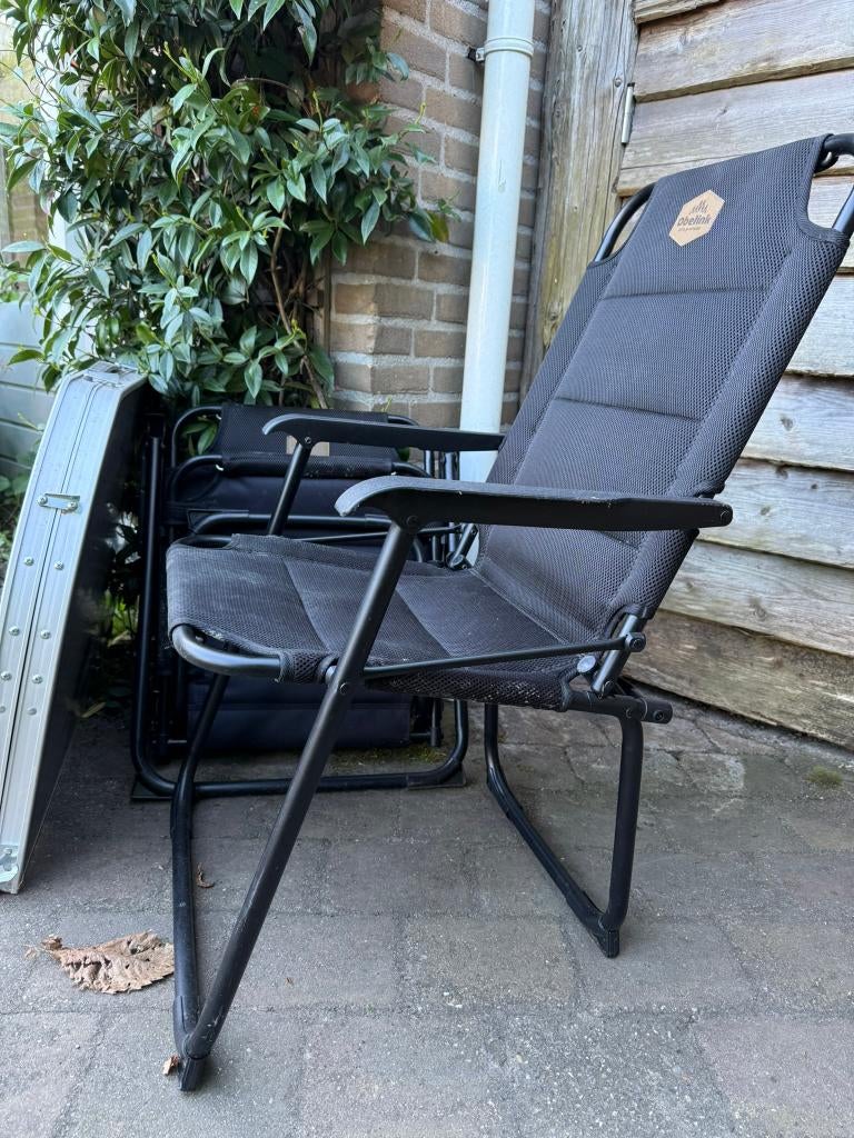 2x Camping Klapstoel + 1x Tafel  OBELINK, Ophalen, Zo goed als nieuw, Campingstoel
