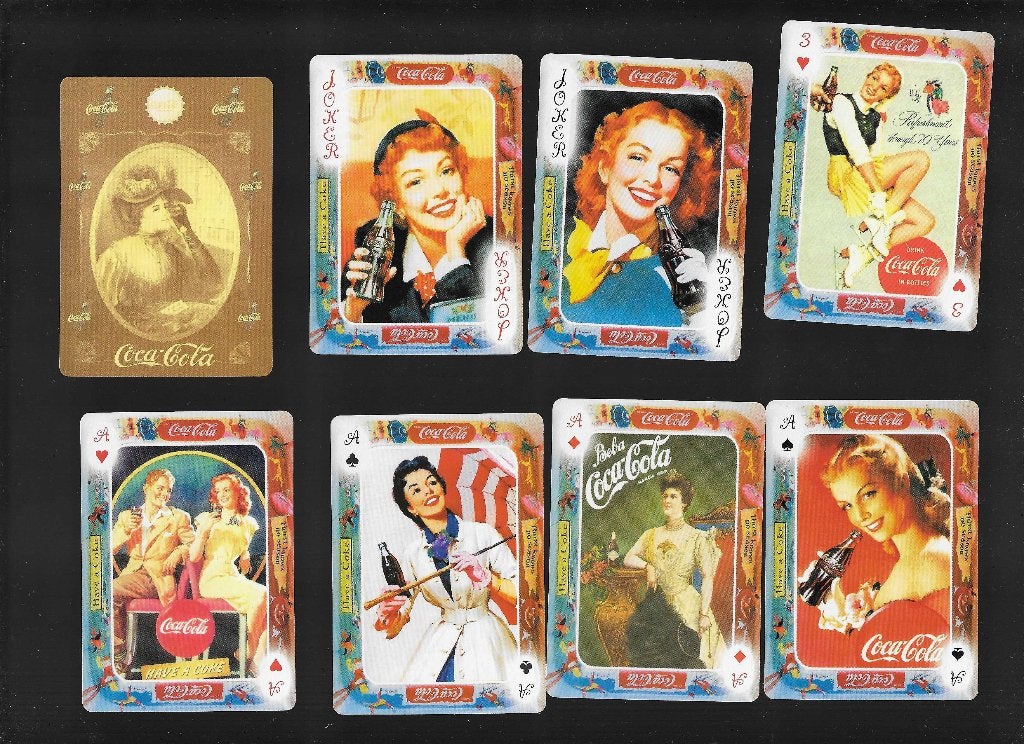 Compleet vintage Coca-Cola kaartspel met jokers – nieuwstaat, Verzamelen, Ophalen of Verzenden, Zo goed als nieuw, Speelkaart(en)