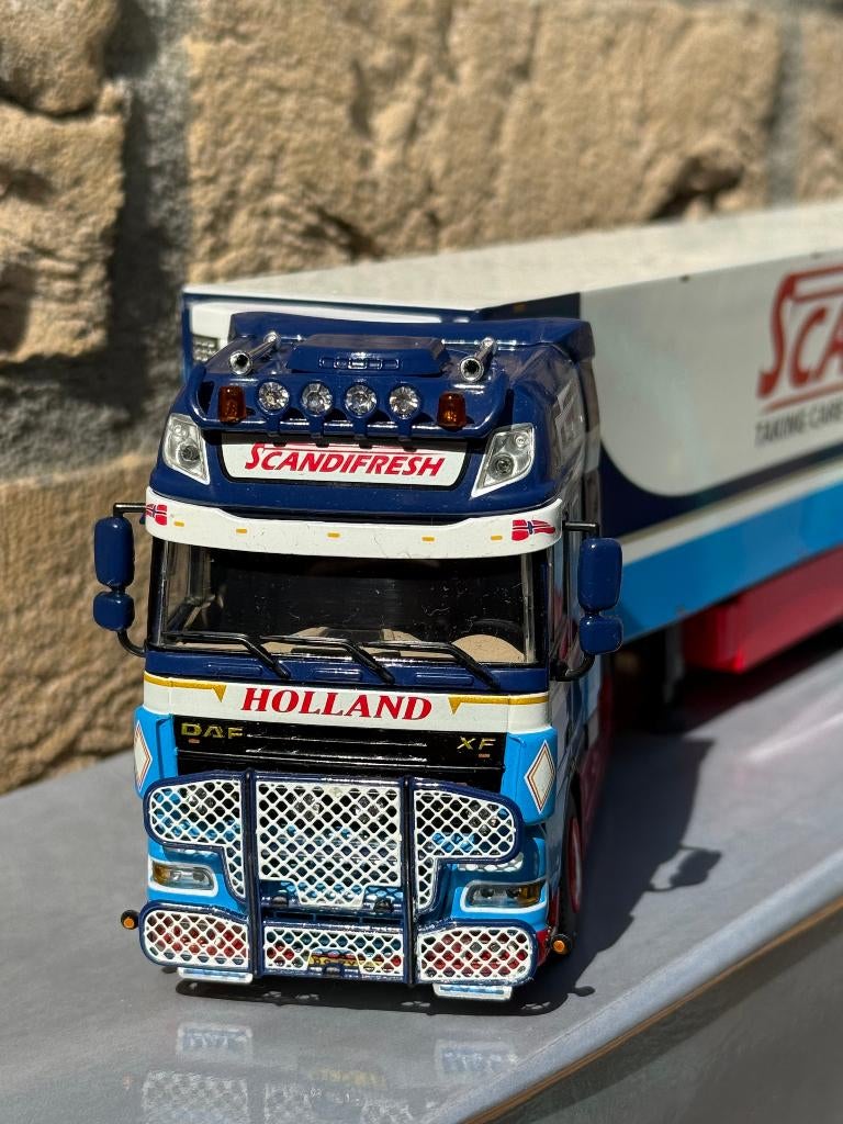 Wsi Scandifresh Daf XF 105 met koel oplegger in doos, Ophalen of Verzenden, Zo goed als nieuw, Bus of Vrachtwagen, Wsi