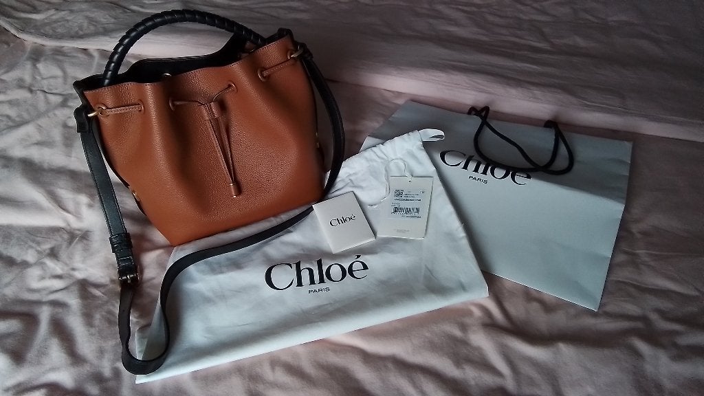 NIeuwe ongebruikte chloé marcie bucket tas, Ophalen of Verzenden, Nieuw, Overige kleuren, Overige typen