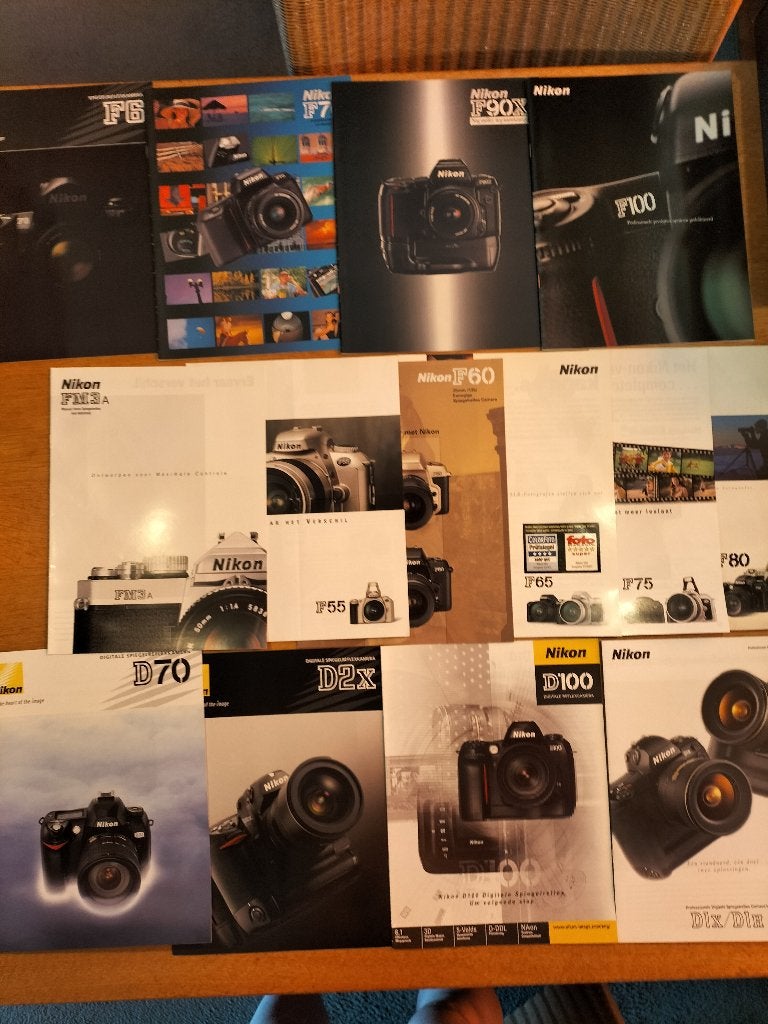 Nikon folders, Ophalen of Verzenden, Zo goed als nieuw