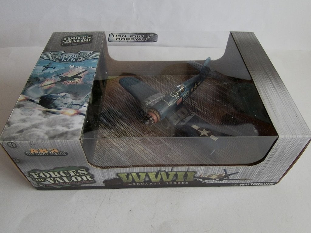 Waltersons USN F4U-1 Corsair Plane in Doos, HK, schaal 1/72, Ophalen of Verzenden, Zo goed als nieuw, Schaalmodel