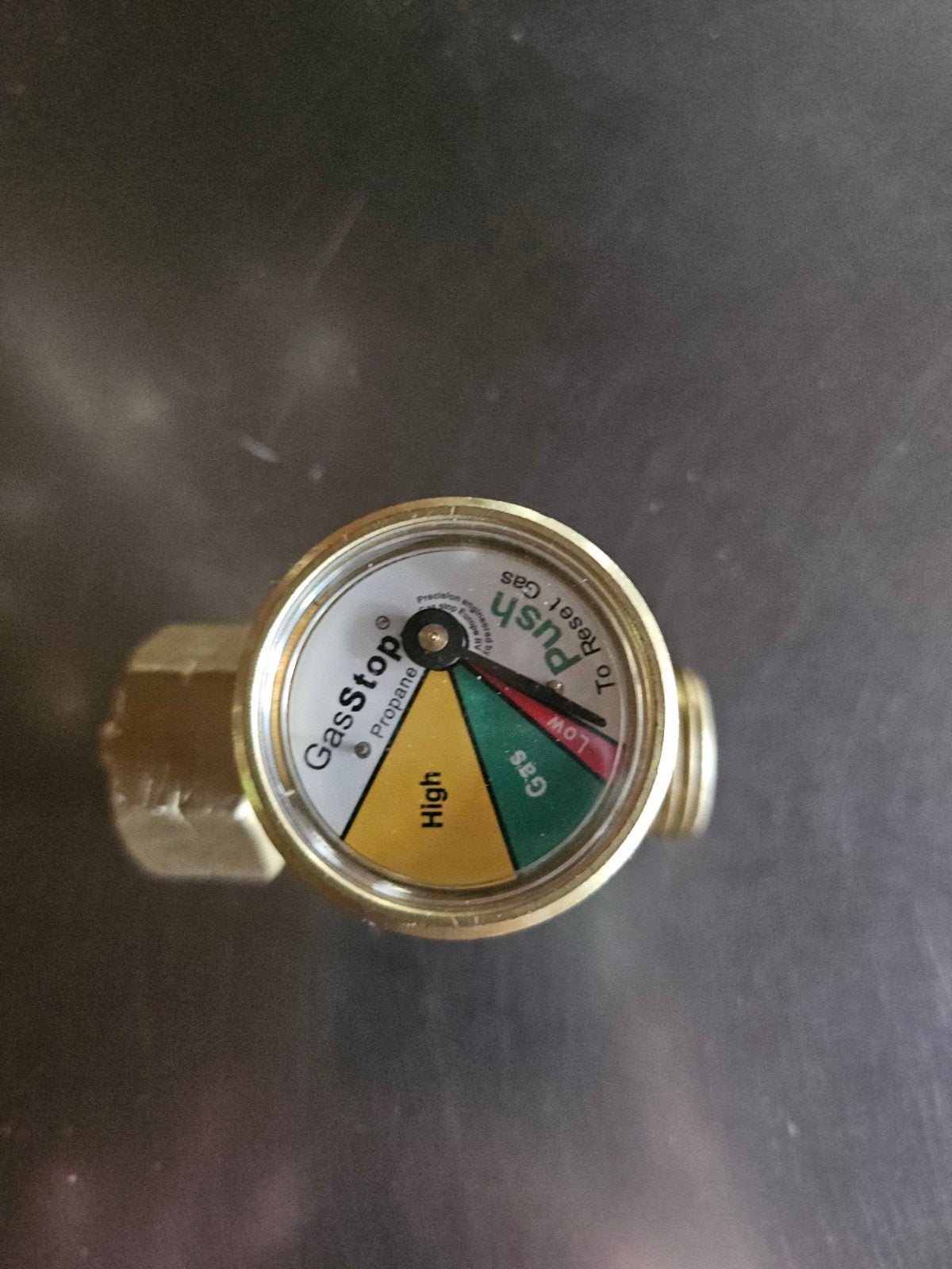 Truma GasStop gasfleszekering met gasniveau-indicator, Ophalen