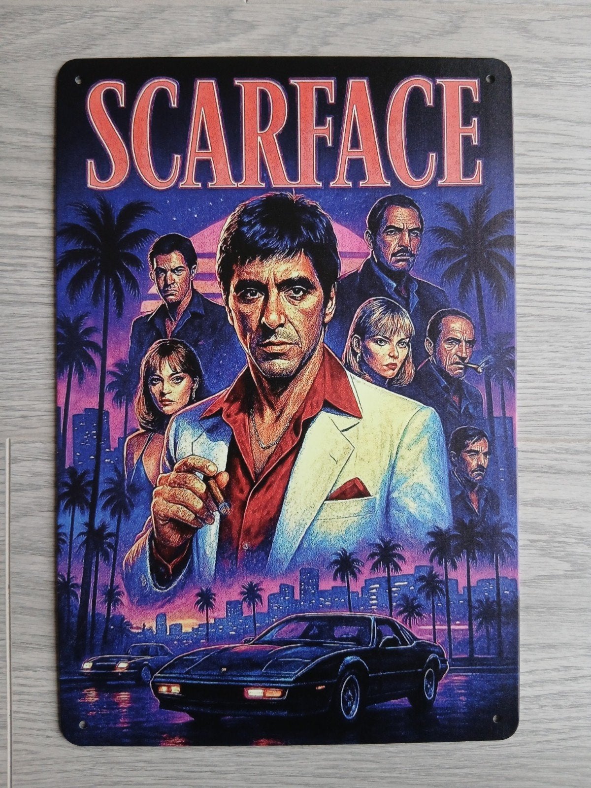 Scarface 20x30 cm Metalen Reclamebord, Ophalen of Verzenden, Nieuw, Reclamebord
