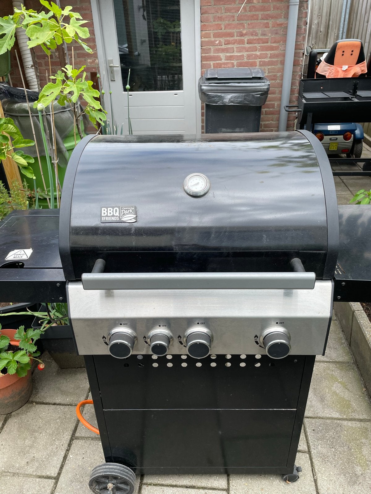 BBQ Park Friends gasbarbecue met 3 branders, Tuin en Terras, Gasbarbecues, Gebruikt, Ophalen of Verzenden