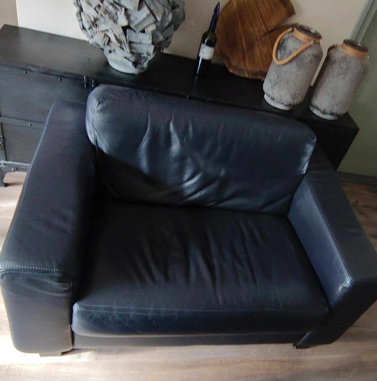 Loveseat - Leer, Ophalen, Gebruikt, Tweepersoons, Minder dan 150 cm