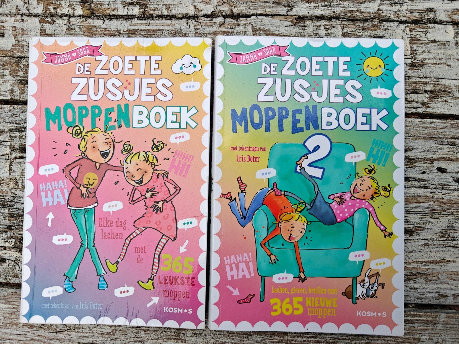 2 Moppenboeken van de Zoete Zusjes.