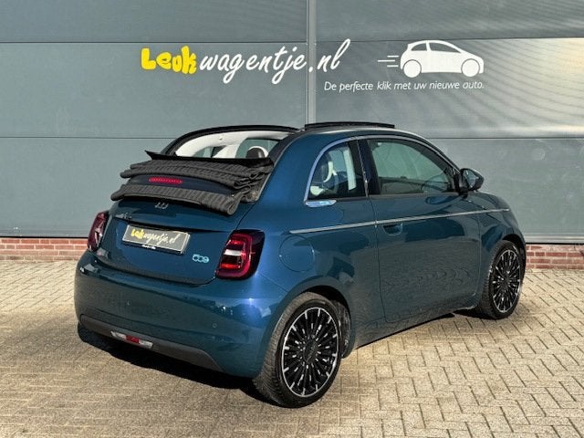 Fiat 500 C e La Prima 42 kWh Cabrio by Bocelli *leder *JBL, Auto's, Gebruikt, 118 pk, Cabriolet, 4 stoelen