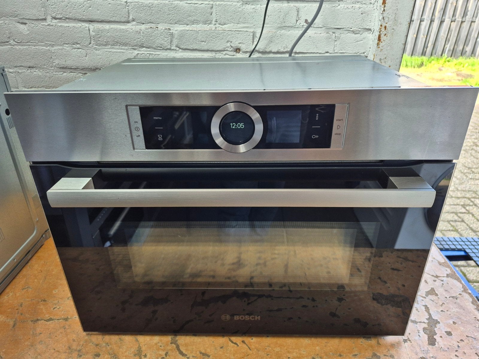NIEUW MODEL BOSCH CMG676BS1 COMBI OVEN/MAGNETRON TE KOOP, Witgoed en Apparatuur, Bosch, Combimagnetron, Gebruikt, Ophalen of Verzenden