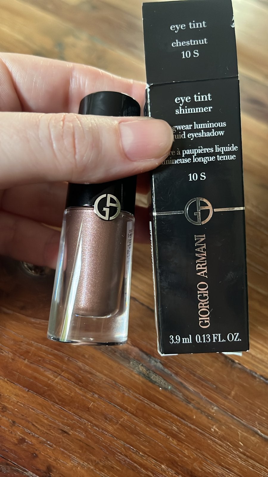 Giorgio Armani Eye Tint Shimmer - Chestnut & Tearose, Ogen, Bruin, Ophalen of Verzenden, Zo goed als nieuw
