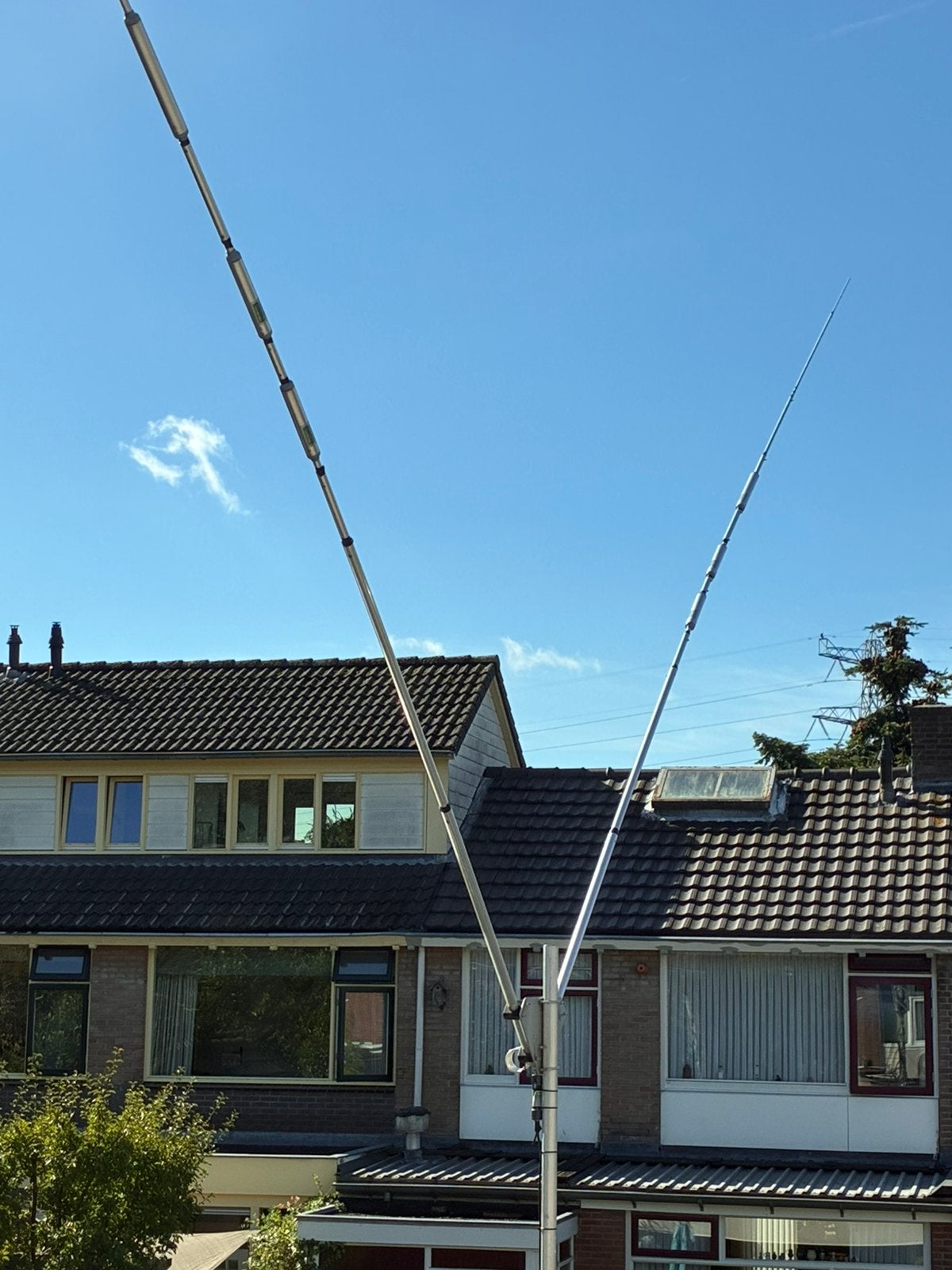 Hf multiband V antenne incl balun 1kw. Merk Prosistel, Telecommunicatie, Antennes en Masten, Ophalen, Zo goed als nieuw, Antenne