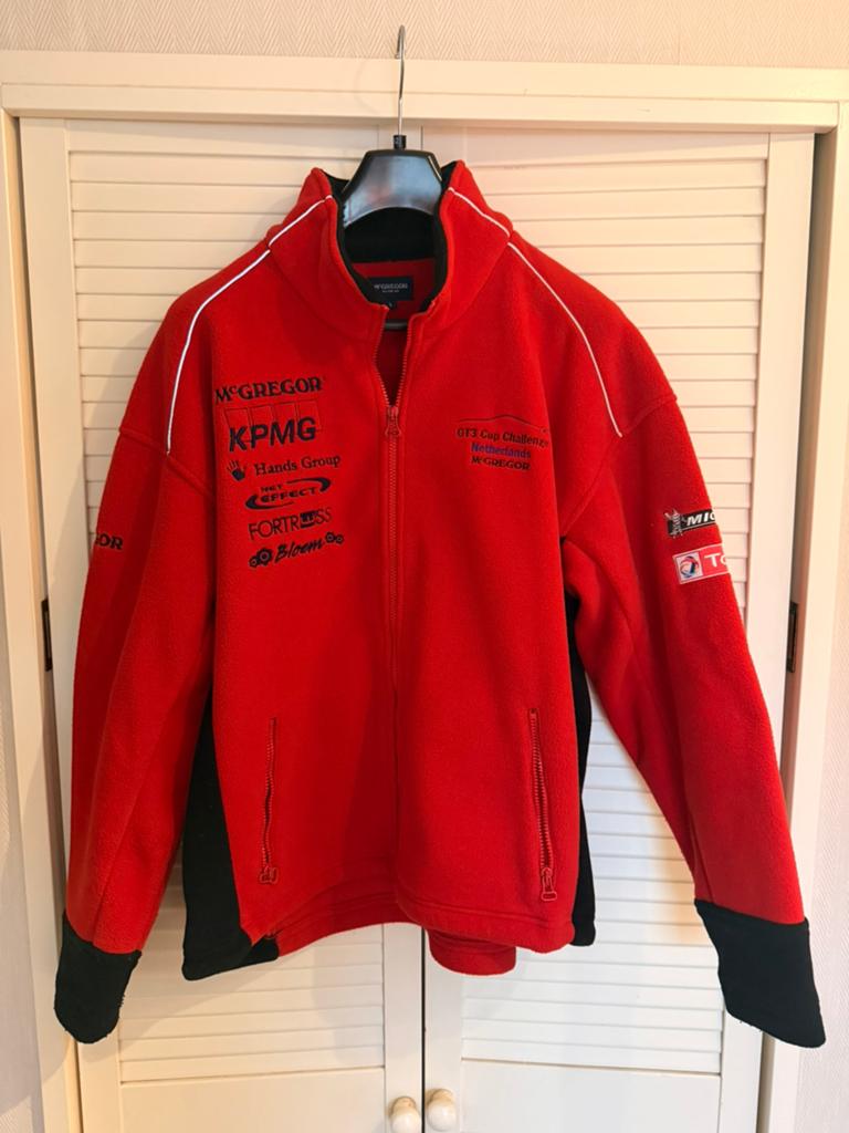 Porsche GT3 Cup Challenge fleecejas, Kleding | Heren, Ophalen, Zo goed als nieuw, Rood