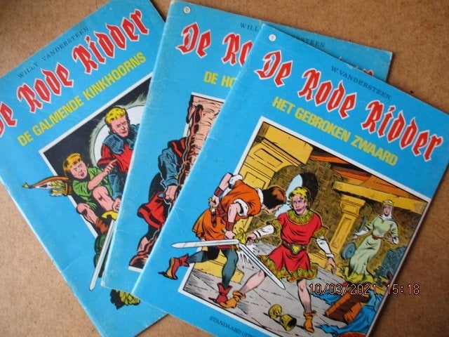 adv0376 rode ridder, Boeken, Eén stripboek, Ophalen, Gelezen
