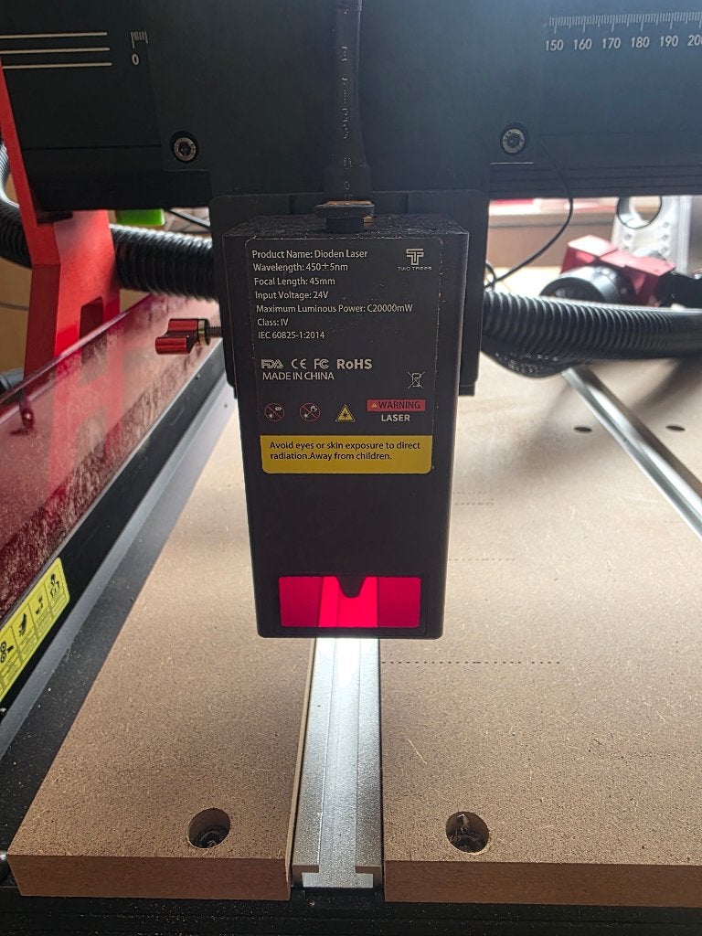 TTC 6050 CNC Router met 20W Laser Module en afzuig, Ophalen, Zo goed als nieuw, Overige typen, Overige merken