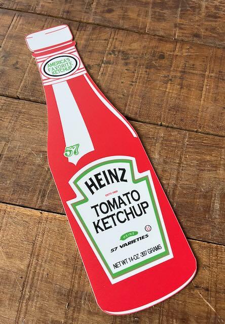 HEINZ  fles - reclamebord, Ophalen of Verzenden, Zo goed als nieuw, Reclamebord