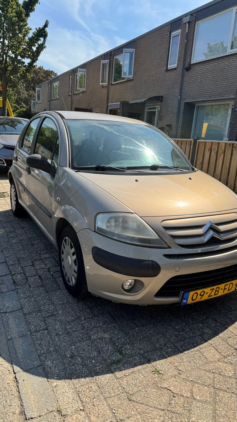 Citroën C3 1.4 I 2007 Beige, Auto's, Citroën, Voorwielaandrijving, 1160 kg, 989 kg, Beige