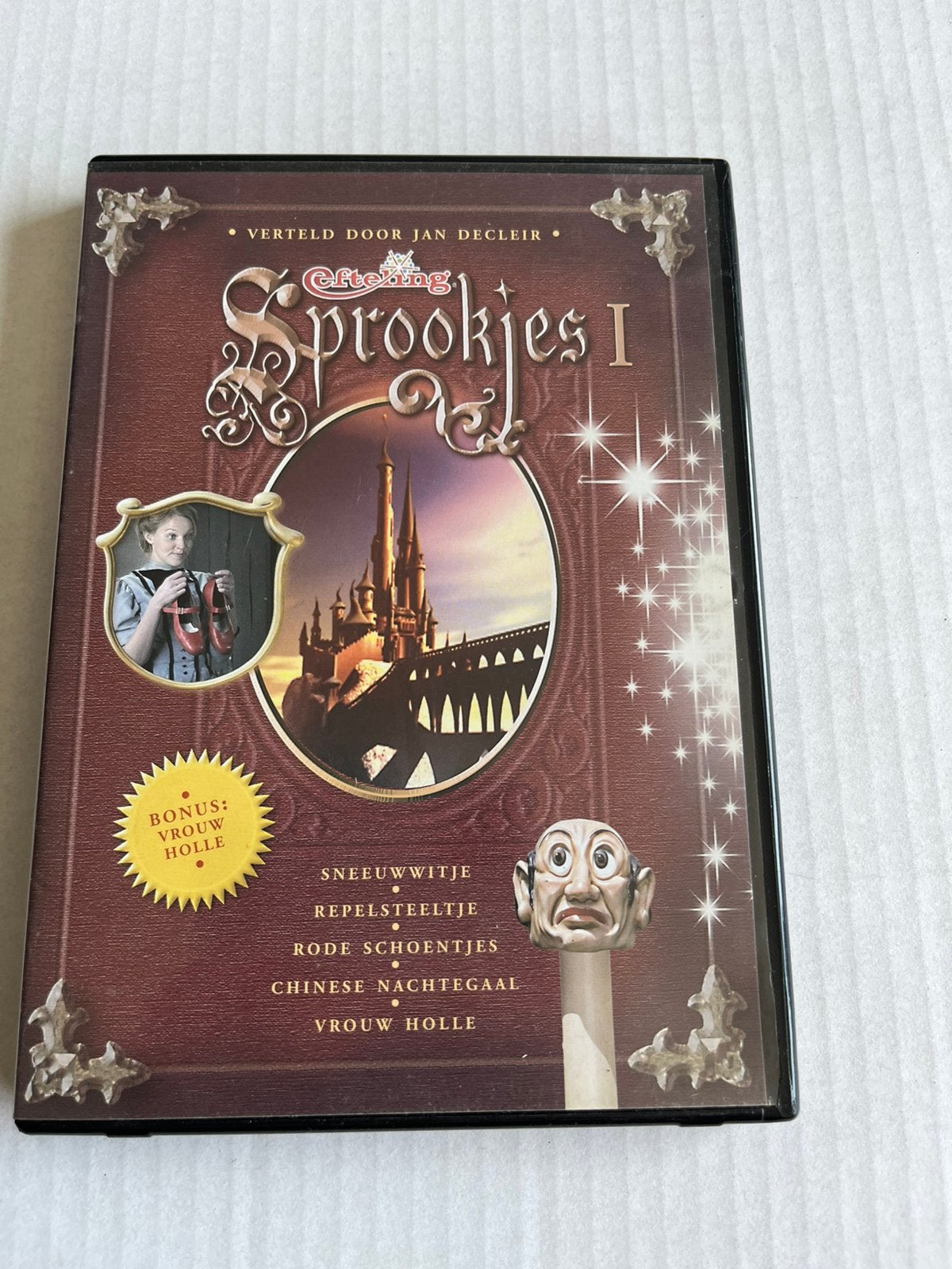Efteling Sprookjes I DVD - Verteld door Jan Decleir, Gebruikt, Alle leeftijden, Overige genres, Ophalen of Verzenden